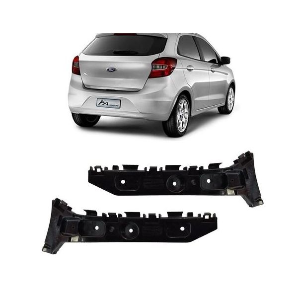 Guia Parachoque Ford Ka Hatch 2015 á 2017 Traseiro 