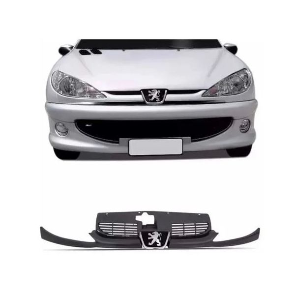 Grade Peugeot 206 Com Moldura Com Emblema 