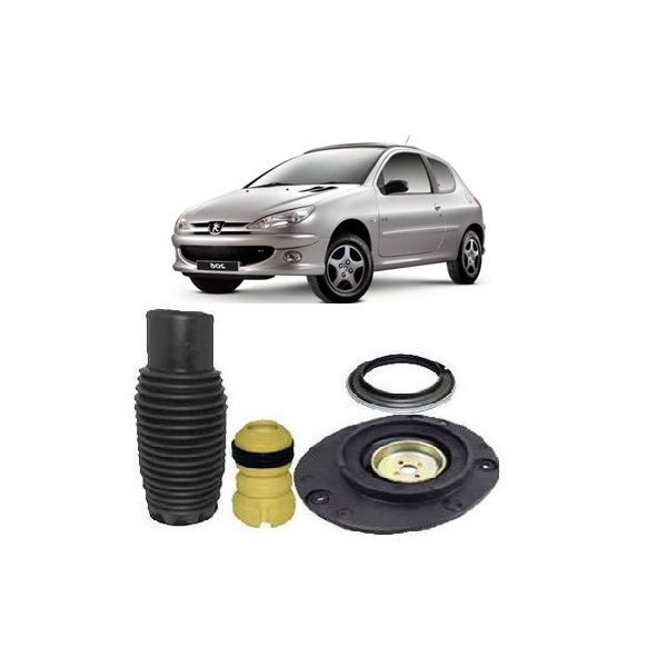 Kit do Amortecedor de Suspensão Peugeot 206 e 207 1.4 e 1.6 Dianteiro 