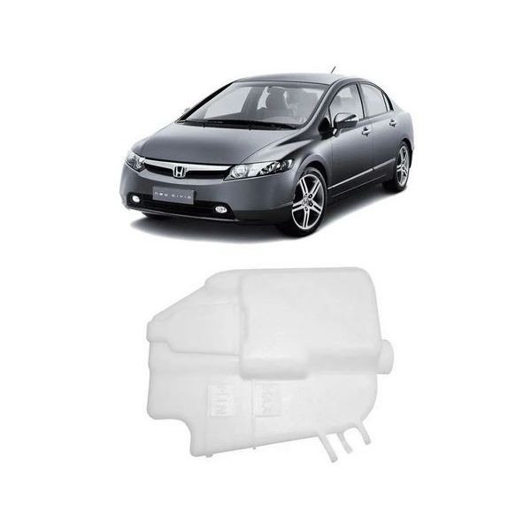 Reservatório de Água do Radiador Honda Civic 2007 a 2011 