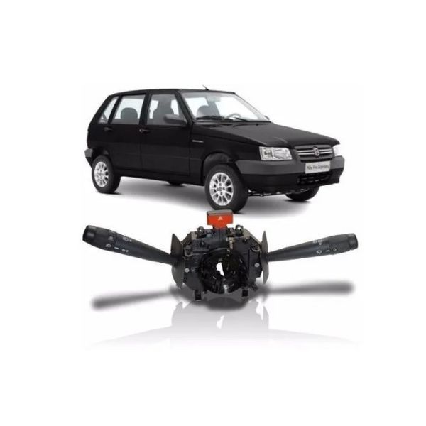 Chave De Seta Fiat Uno 2004 á 2009 C/ Limpador Dianteiro e Traseiro 