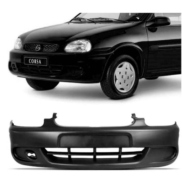 Parachoque Chevrolet Corsa Classic Dianteiro 2000 a 2008 Preto