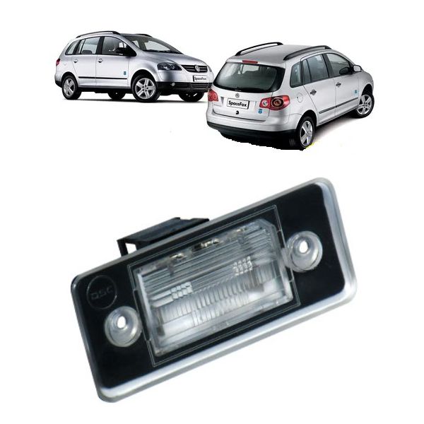 LANTERNA DE PLACA POLO SEDAN 2003 Á 2014 E SPACEFOX 2006 Á 2014 PC