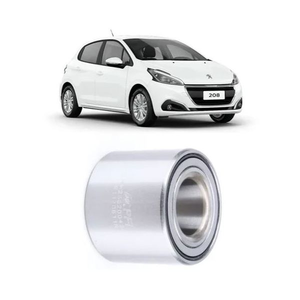 Rolamento de Roda Traseira Peugeot 208 2013 em diante 1.2, 1.5 e 1.6 E Citroen C3 2013 em diante 1.5 e 1.6 Com Abs 