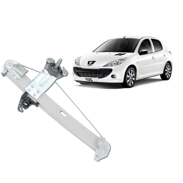 Maquina de Vidro Manual Peugeot 206 e 207 Traseiro Esquerdo