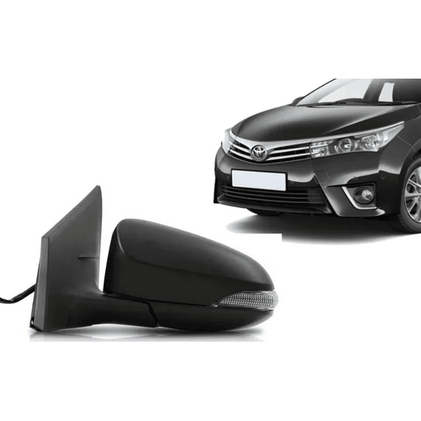 Retrovisor Corolla 2015 a 2019 Elétrico C/ Pisca e Sistema Foldway