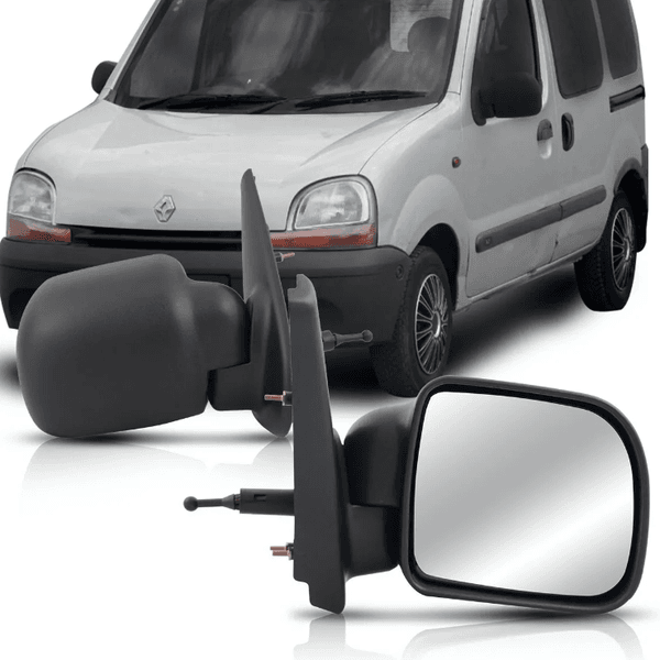 Retrovisor Kangoo 2003 a 2014 Controle Manual 