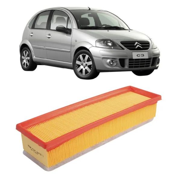 Filtro de Ar Wega C-3 2003 Em Diante 1.5 e 1.6 Air Cross 2011 Em Diante 1.6 Peugeot 208 2013 Em Diante 1.6 