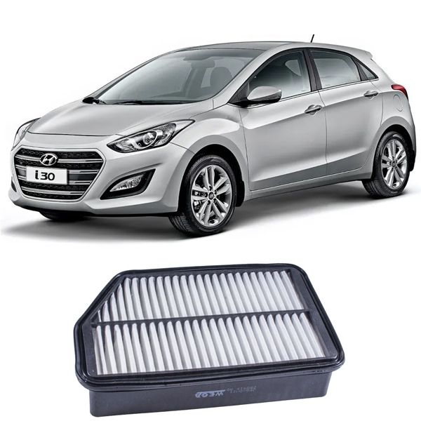 Filtro De Ar I-30 2013 em Diante, IX-35 2011 em Diante, Sportage 2008 á 2015 E Jac T6 2014 á 2016