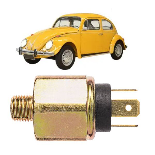 Interruptor de Freio Fusca , Brasília e Kombi 1976 Em Diante Plug Triplo 