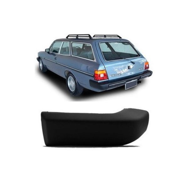 Polaina Caravan 1985 á 1990, preto, traseira direita