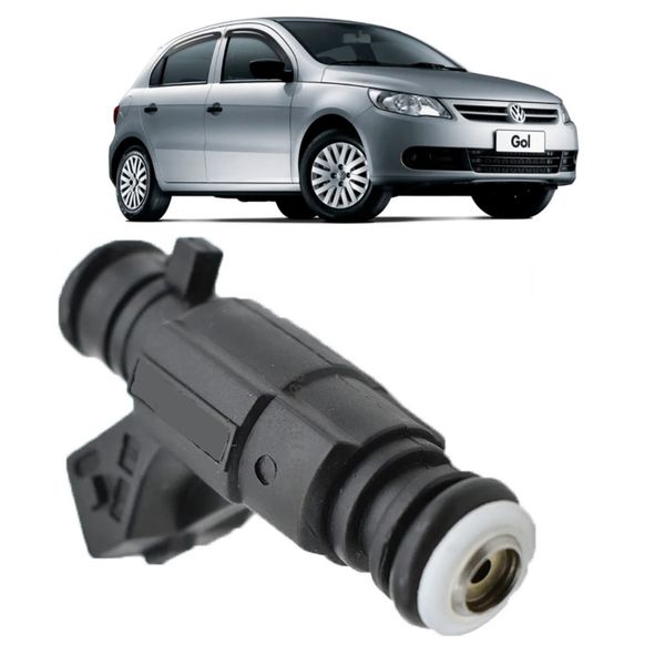 Bico Injetor Gol, Voyage e Saveiro 2014 Em Diante G6, G7 e G8 Fox, Crossfox e Spacefox 2014 Em Diante 1.6 16V MSI Flex Preto Peça 