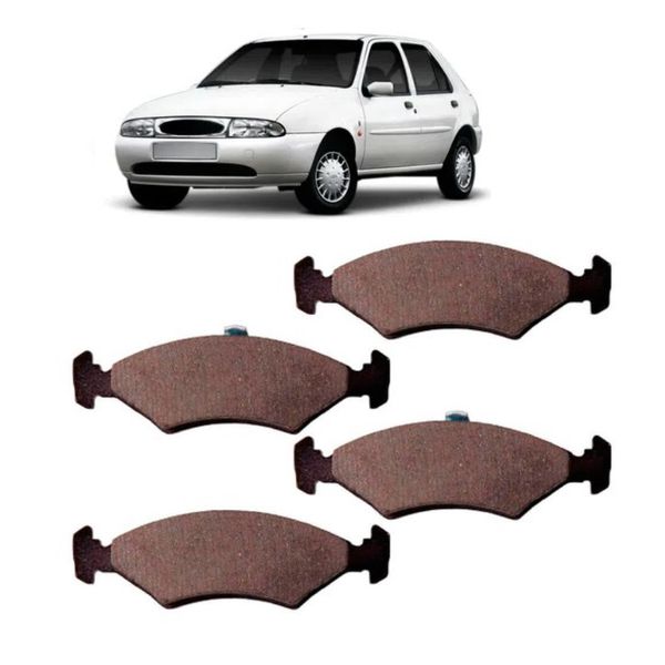 Pastilha de Freio Fiesta e Courier 1997 a 2002 1.0 e 1.6 Ford Ka 1997 a 2007 1.6 Dianteiro Jogo 