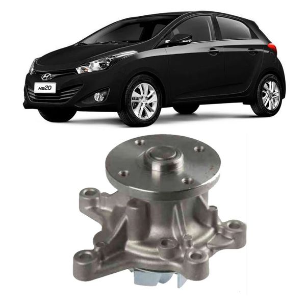 Bomba de Água HB-20 2012 á 2019 Creta 2017 á 2021 Soul e Cerato 2011 Em Diante 1.6 16V 