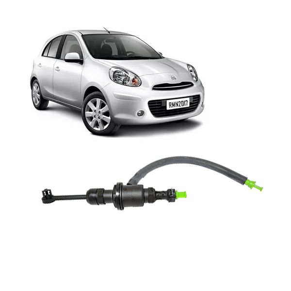 Atuador de Embreagem do Pedal March e Versa 2011 Em Diante 1.0 3 Cilindros 1.6 