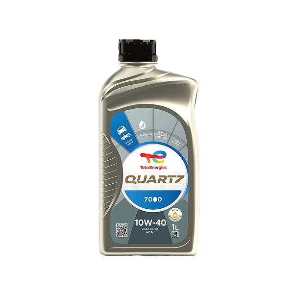 Óleo de Motor Total Quartz 7000 10W 40 API SN Semissintético 1Lt.