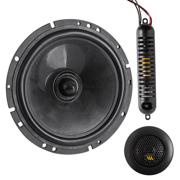 Kit de Falante 2 Vias Bravox 6" + 2 Tweeter + 2 Crossover 130W RMS Par 