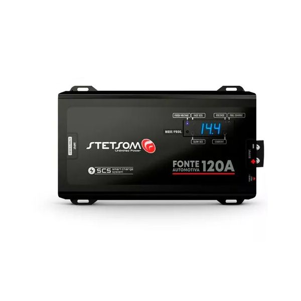 Fonte de Alimentação Digital Bivolt 120A AMP Infinity Black 