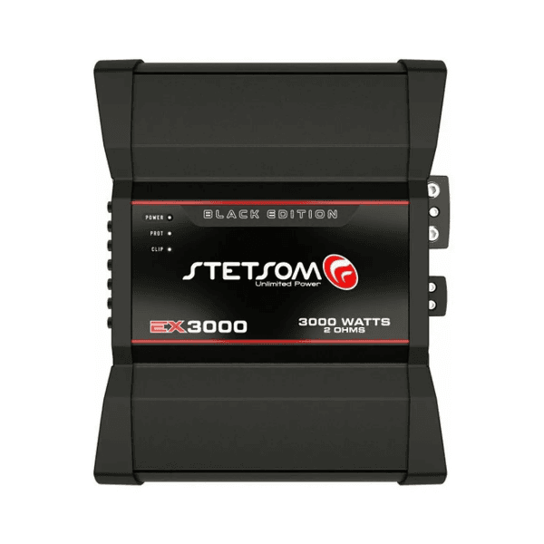 Módulo Potência Stetsom EX 3000 Black 300W RMS Digital 2 Ohms 1 Canal 