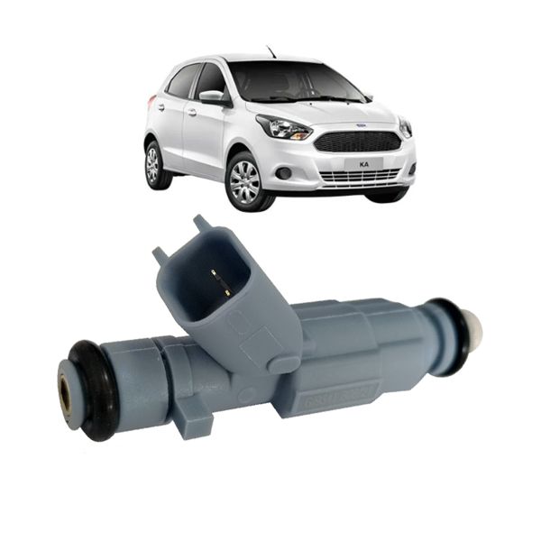 Bico Injetor Ford Ka 2015 Em Diante 1.0 3 Cilindros Flex Azul Peça 