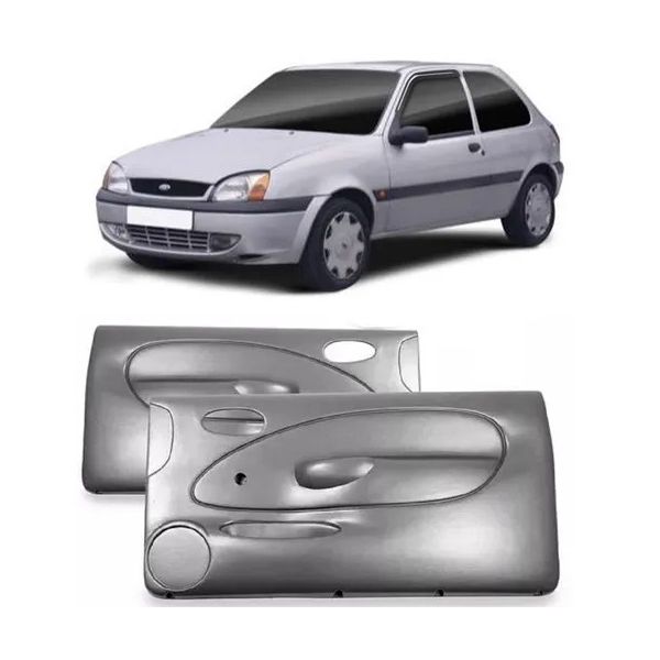 Revestimento de porta Fiesta e Courier 1996 á 2002, 2 portas, manual - Jogo
