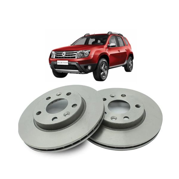 Disco De Freio Duster e Oroch 2011 Em Diante Captur 1.6 16V Ventilado Dianteiro 