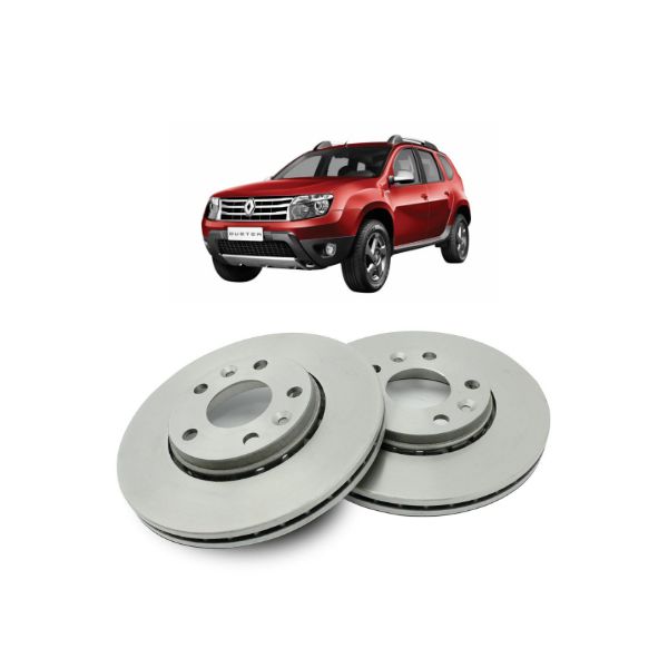 Disco De Freio Dianteiro Duster e Oroch 2011 Em Diante Captur e Fluence 2.0 16V Ventilado Par
