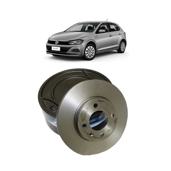 Disco De Freio Polo e Virtus 2017 Em Diante T-Cross e Nivus 2019 Em Diante 1.0 e 1.4 TSI 