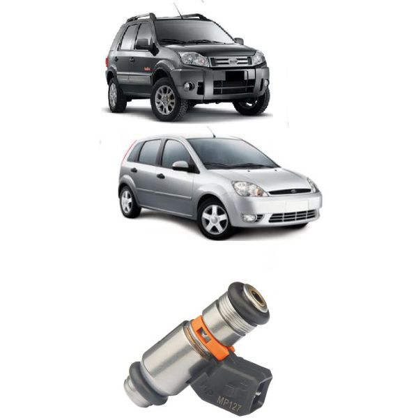 Bico Injetor Fiesta e Ecosport 1999 a 2007 1.0 e 1.6 Gasolina/Flex Laranja Peça 