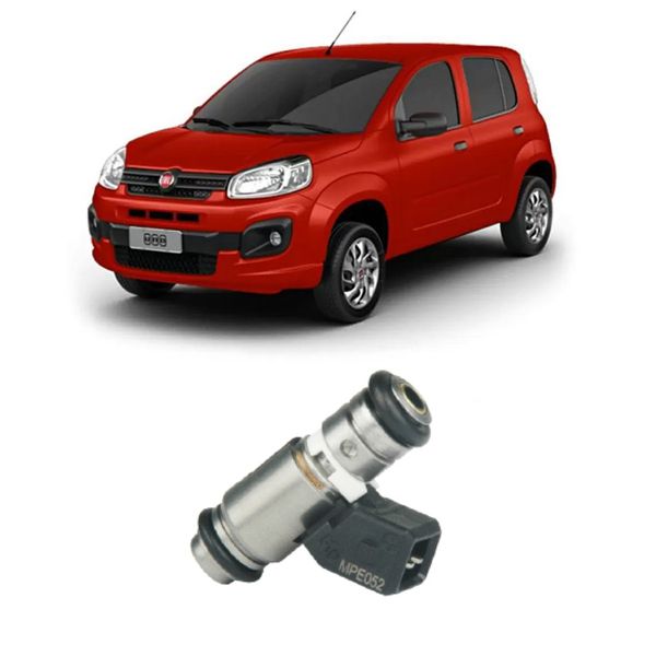 Bico Injetor Uno, Mobi Argo e Cronos 2016 Em Diante 1.0 e 1.3 3 Cilindros Firefly Flex Branco Peça 