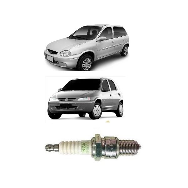 Vela de Ignição Corsa Até 2002 1.0, 1.4 e 1.6 Celta 2000 á 2005 1.0 e 1.4 Fiat 1.8 