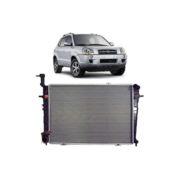 Radiador Tucson 2005 á 2016 2.7 V6 Automático e Manual 