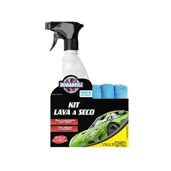 Kit Lavagem a Seco Rodabrill 2x1 500ml 