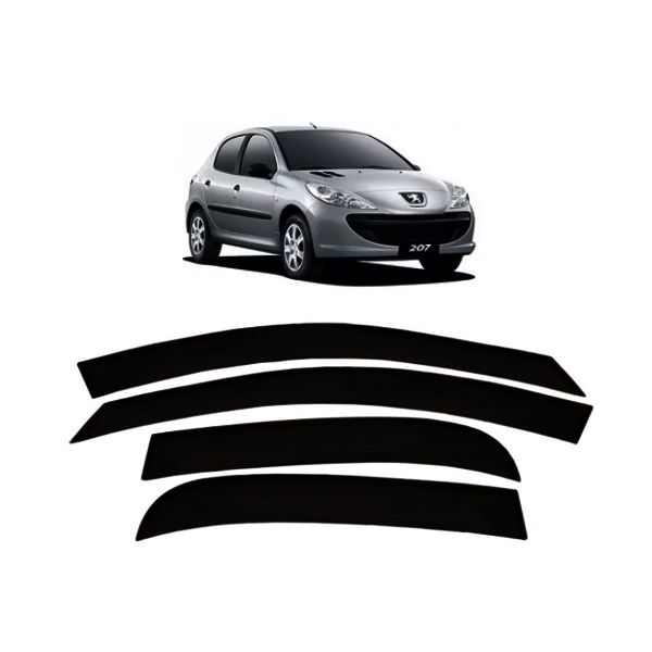 Jogo de Calha de Chuva Peugeot 206 e 207 4 Portas 