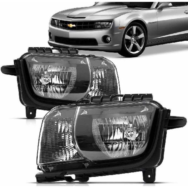 Farol Camaro 2011 e 2012 Sem Projetor e Sem Led 