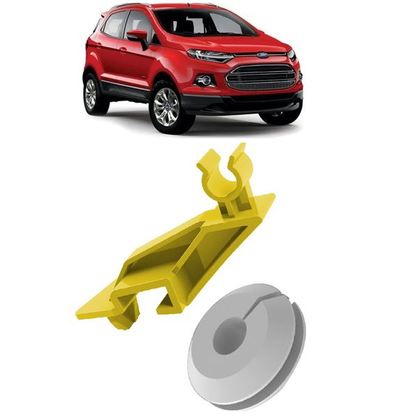 Grampo de Descanso e Fixação da Vareta do Capô Ecosport 2013 Em Diante Jogo 