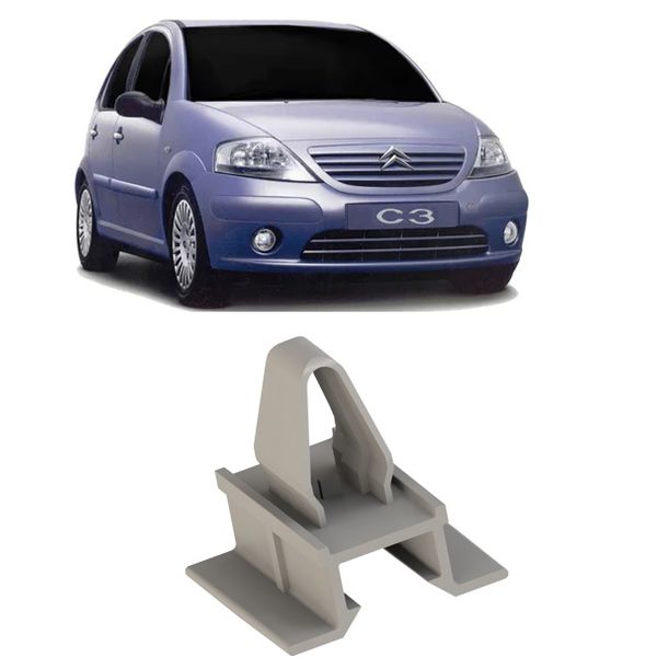 Grampo de Fixação da Soleira Peugeot 207, 208, Citroen C-3 e Aircross Peça