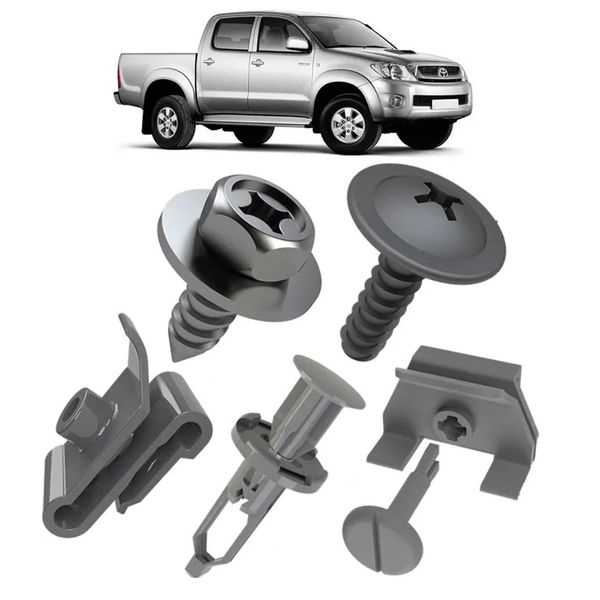 Kit de Fixação do Parachoque Dianteiro Hilux 2005 á 2010 C/ 27 Peças 