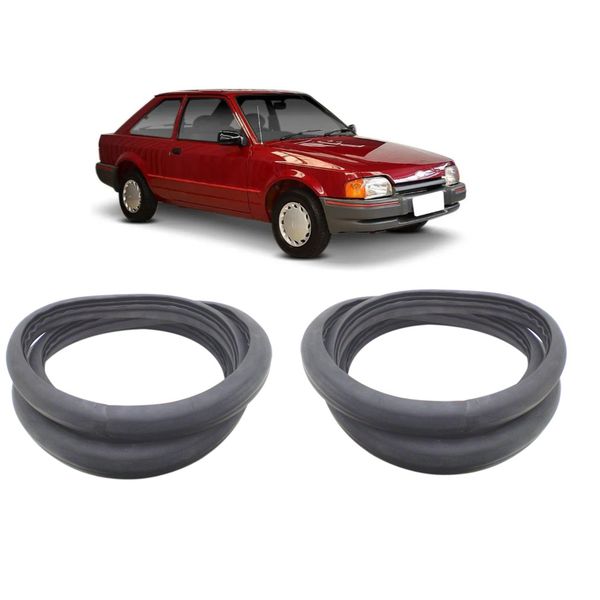 Borracha Guarnição da Janela Lateral Escort Hobby Fixa Peça 