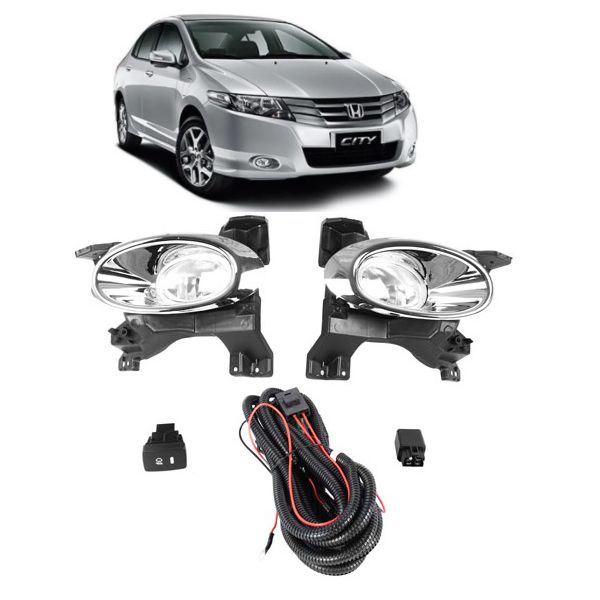 Farol de Milha Honda City 2009 a 2011 Botão Modelo Original Jogo 