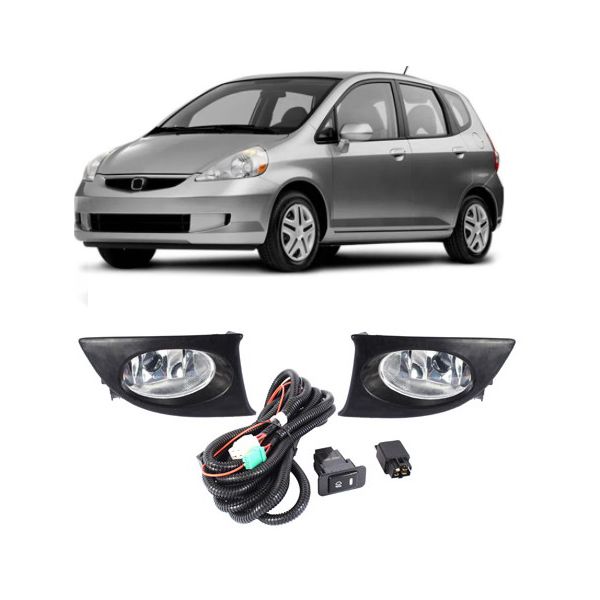 Farol de Milha Honda Fit 2007 a 2008 Botão Modelo Original Jogo 