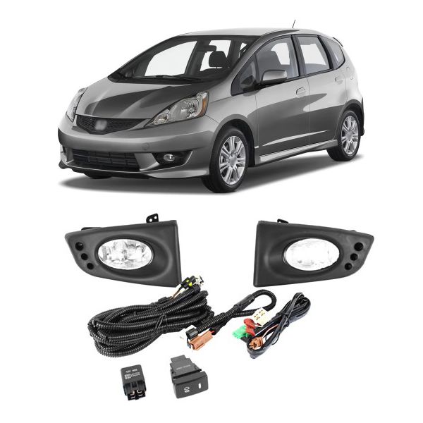 Farol de Milha Honda Fit 2009 a 2012 Botão Modelo Original Jogo 