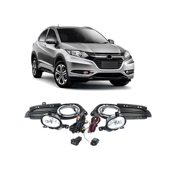 Farol de Milha Honda HR-V 2015 a 2019 Botão Modelo Original Jogo 
