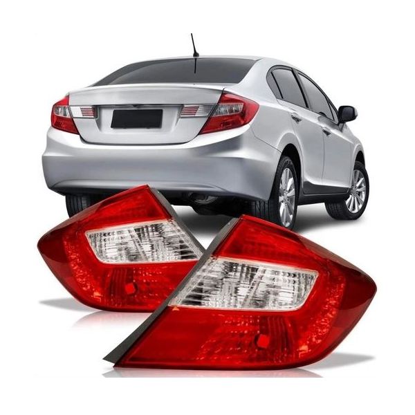 Lanterna Traseira Honda Civic 2012 á 2016 Canto