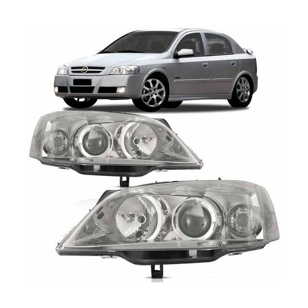Farol Astra 2003 a 2011 Cromado