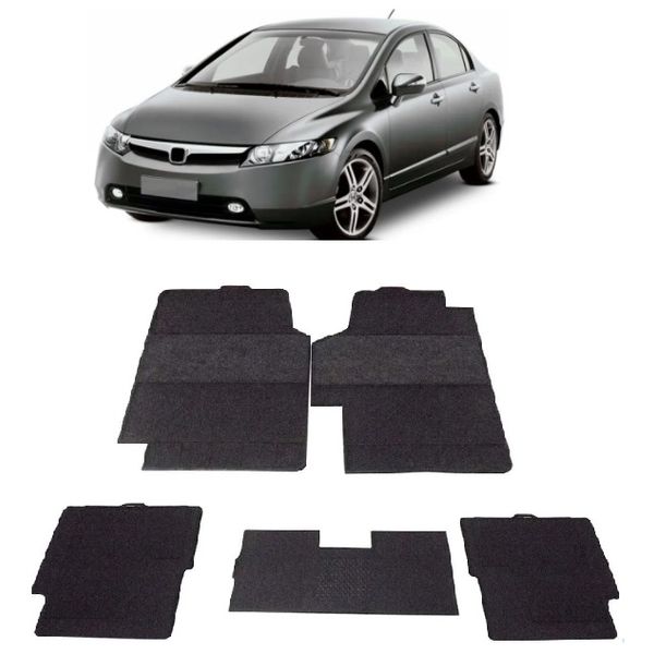 Tapete BRB Honda Civic Até 2011 4 Peças 