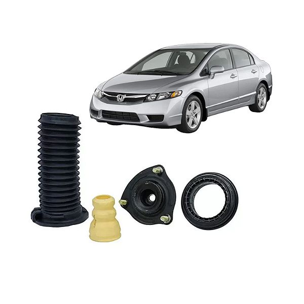 Kit Amortecedor de Suspensão Honda Civic 2007 a 2011 Dianteiro 