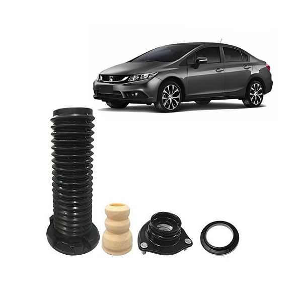 Kit Amortecedor de Suspensão Honda Civic 2012 a 2016 Dianteiro 