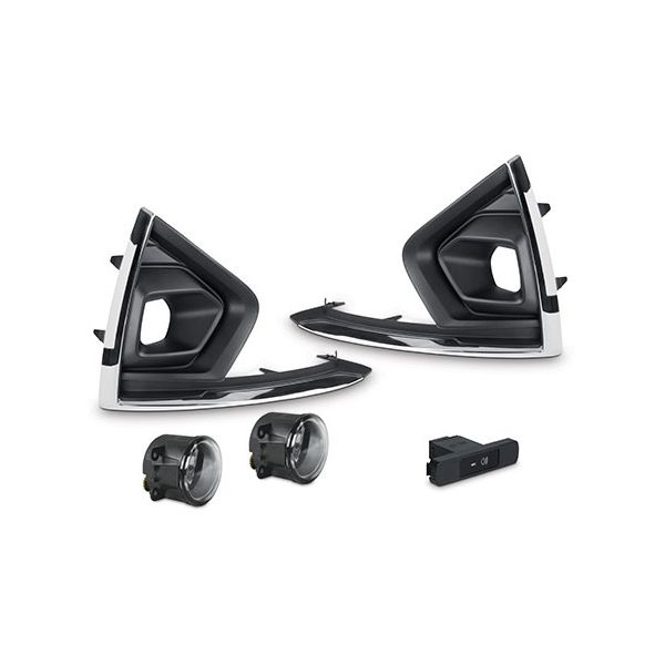 Farol de Milha New Fiesta 2018 Em Diante Com Grade Cromada Botão Modelo Original jogo 