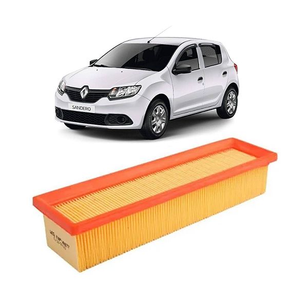 Filtro de Ar Wega Clio, Sandero e Logan 2014 Em Diante 1.0 HIFLEX 